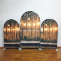 Wooden designs Events Aluminum arch Fabric Backdrop